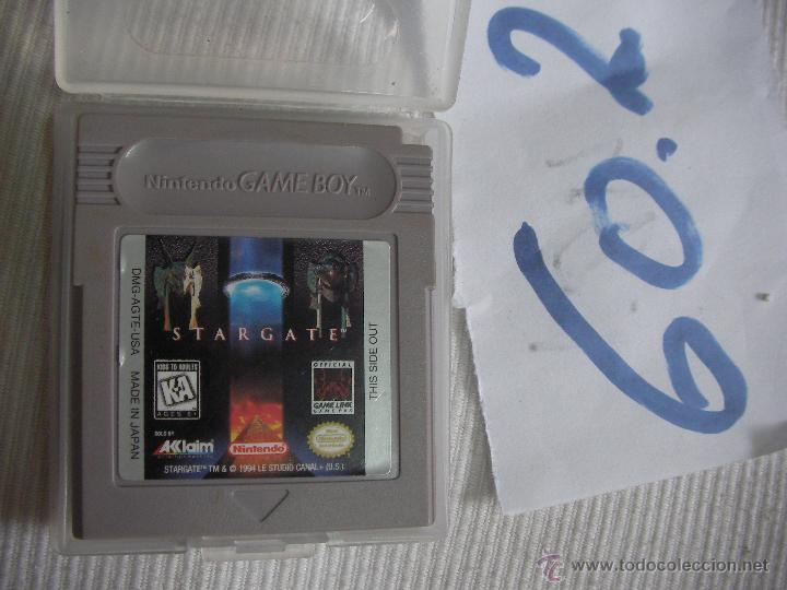 ANTIGUO JUEGO GAME BOY STARGATE (Juguetes - Videojuegos y Consolas - Nintendo - GameBoy Advance)