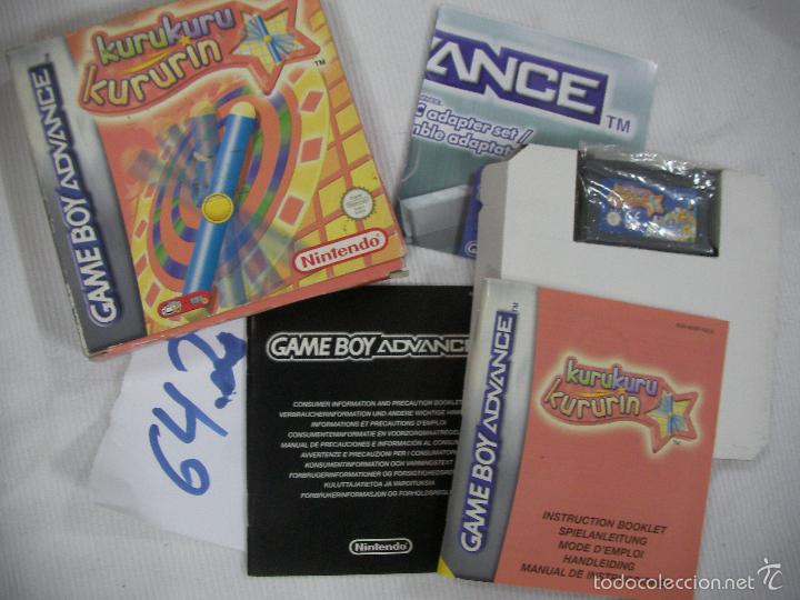 ANTIGUO JUEGO GAMEBOY ADVANCE NUEVO SIN USAR EN SU CAJA CON INSTRUCCIONES - KURUKURU KURURIN (Juguetes - Videojuegos y Consolas - Nintendo - GameBoy Advance)
