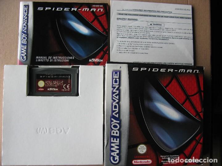 Videojuegos y consolas: GAME BOY ADVANCE SPIDER-MAN (ORIGINAL COMPLETO) - Foto 1
