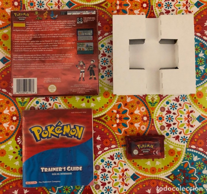 Videojuegos y consolas: Pok&eacute;mon Edici&oacute;n Rub&iacute; GBA Completo!!! - Foto 2