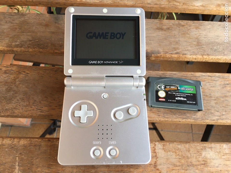 Consola Game Boy Sp Gris Plata Juego Nintend Vendido En Venta