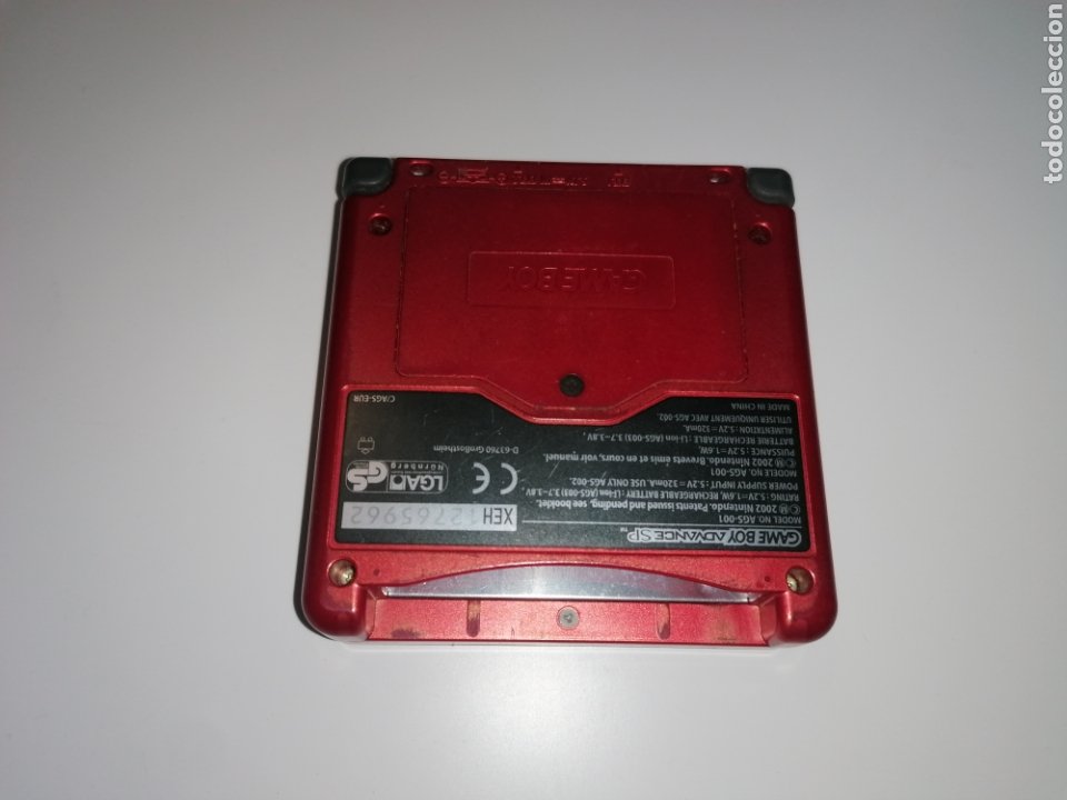 Videojuegos y Consolas: Gameboy Advance SP Roja con cargador - Foto 2 - 303940633