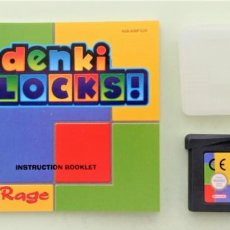 Videojuegos y Consolas: JUEGO ORIGINAL DENKI BLOCKS! DE GAME BOY ADVANCE (GBA) + CAJA + INSTRUCCIONES. Lote 315837958