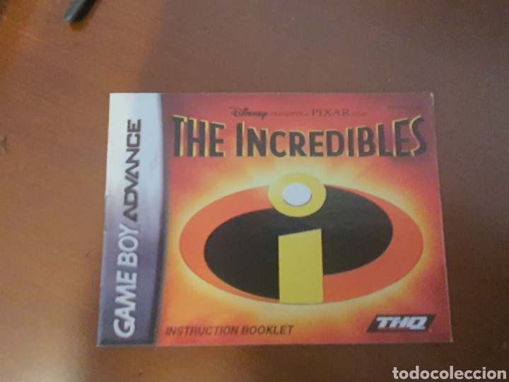 Videojuegos y consolas: Libro de instrucciones game boy advance los incre&iacute;bles. - Foto 1