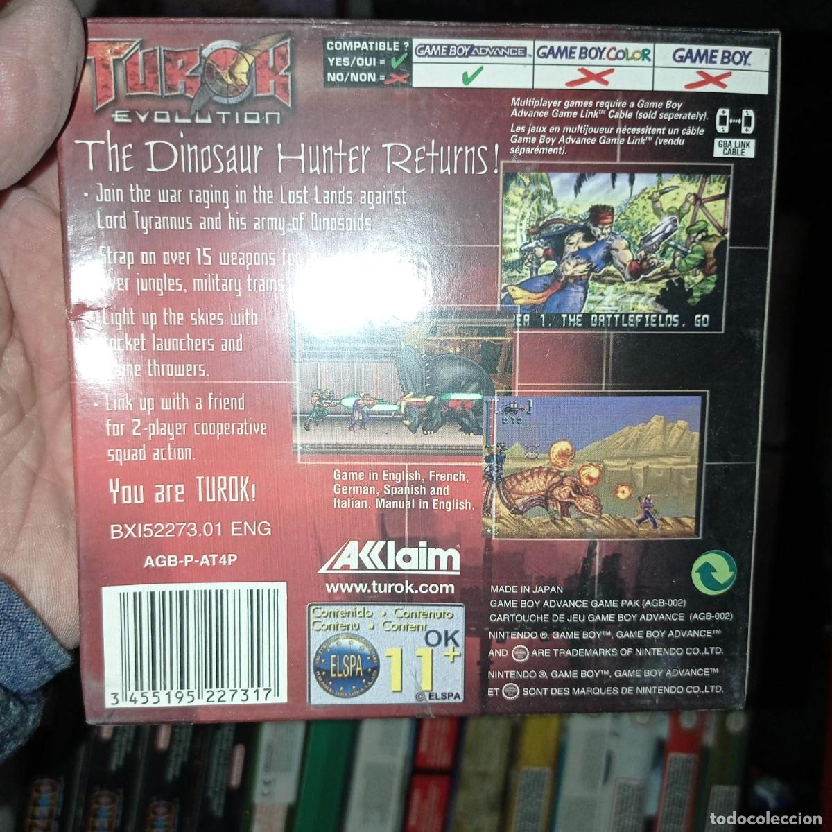 Videojuegos y consolas: Nintendo Gameboy Advance TUROK EVOLUTION nuevo - Foto 2