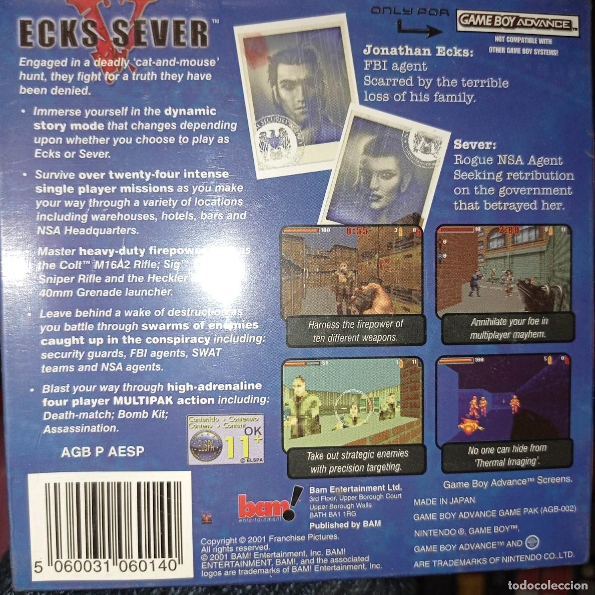 Videojuegos y consolas: NINTENDO GAMEBOY ADVANCE V ECKS SEVER nuevo - Foto 2