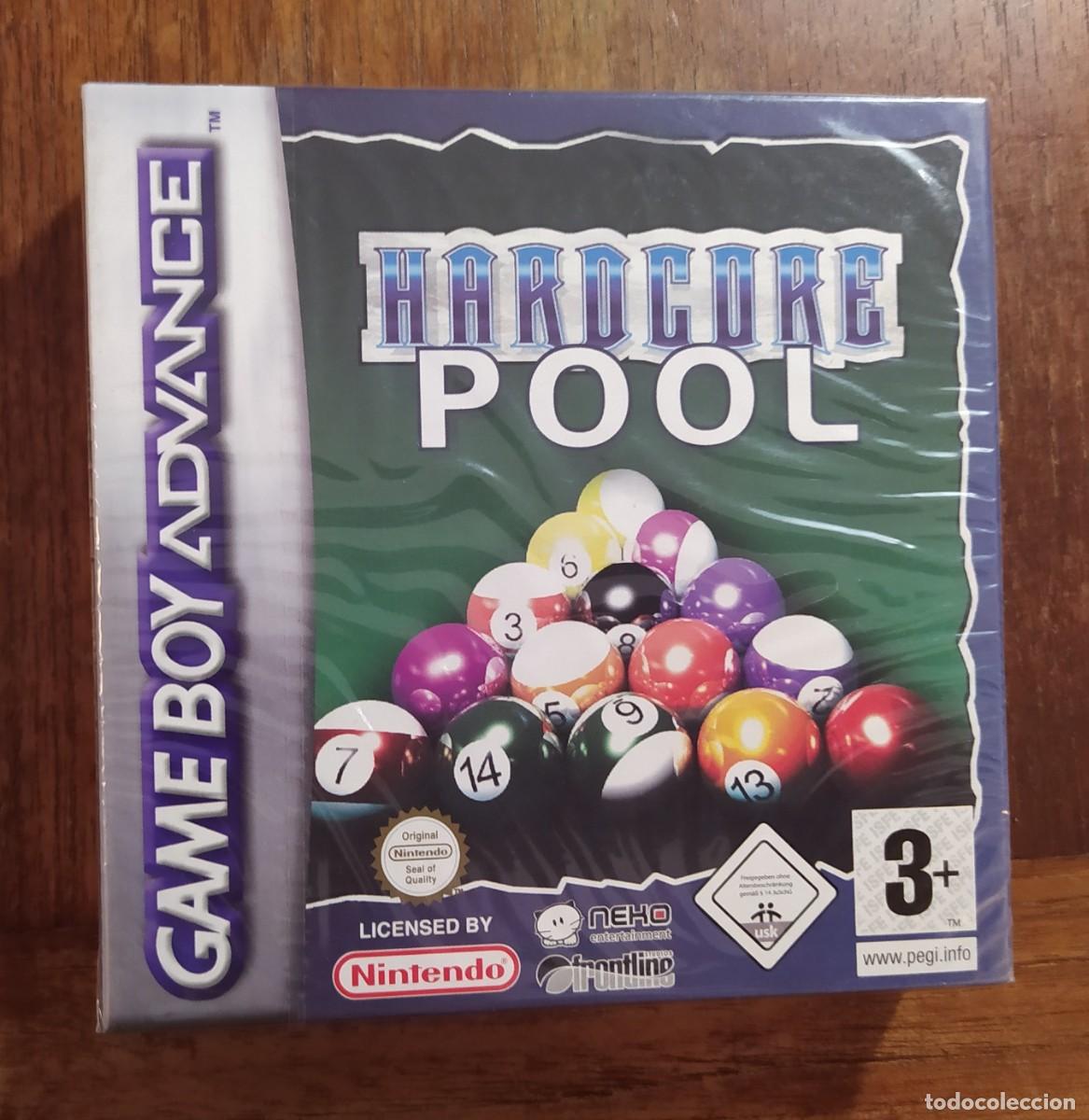 Videojuegos y consolas: HARDCORE POOL Precintado. Game boy advance - Foto 1