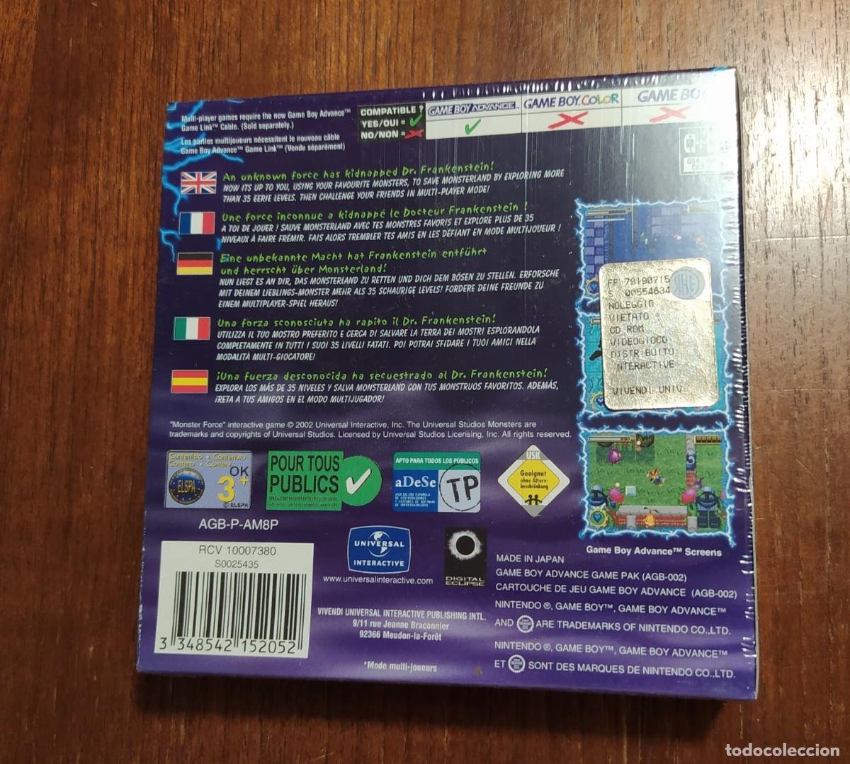 Videojuegos y consolas: MONSTER FORCE Precintado Game boy advance - Foto 2