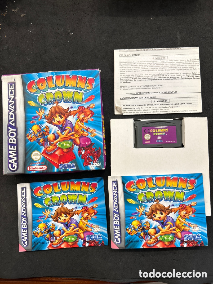 Videojuegos y consolas: Game Boy advance columns Crown - Foto 1