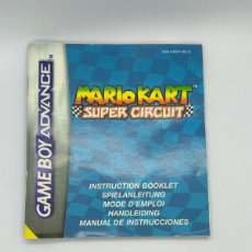 Videojuegos y Consolas: MARIO KART SUPER CIRCUIT + MANUAL GBA