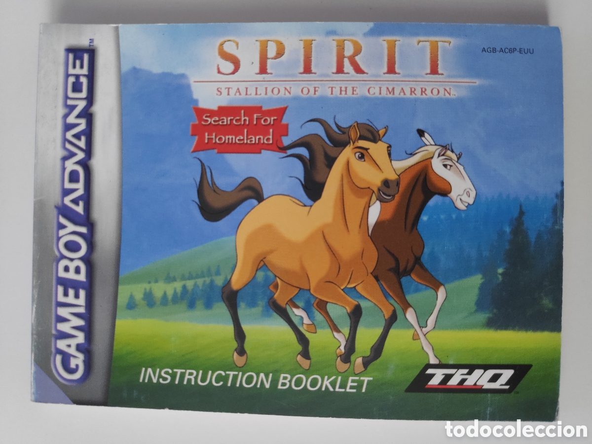 manual de instrucciones spirit stallion of the - Buy Video games and  consoles Game Boy Advance on todocoleccion