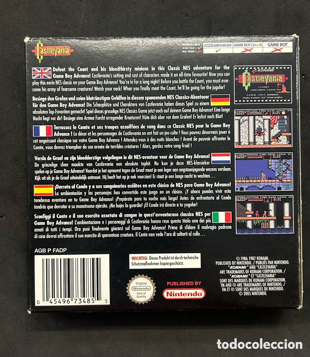 Videojuegos y consolas: Game boy advance Castlevania NES Classics - Foto 7