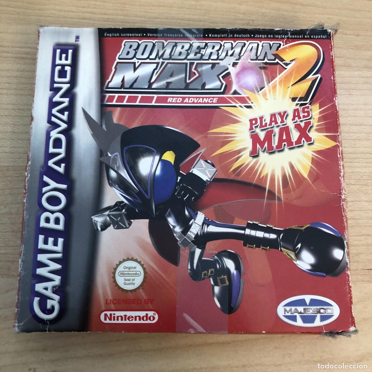 Videojuegos y consolas: BOMBERMAN MAX 2 RED ADVANCE. NINTENDO GAMEBOY ADVANCE. VERSION ESPA&Ntilde;A - Foto 1