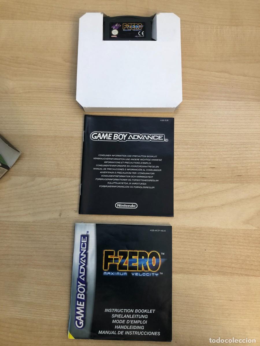 Videojuegos y consolas: F-ZERO MAXIMUM VELOCITY. NINTENDO GAMEBOY ADVANCE. VERSION ESPA&Ntilde;A - Foto 5