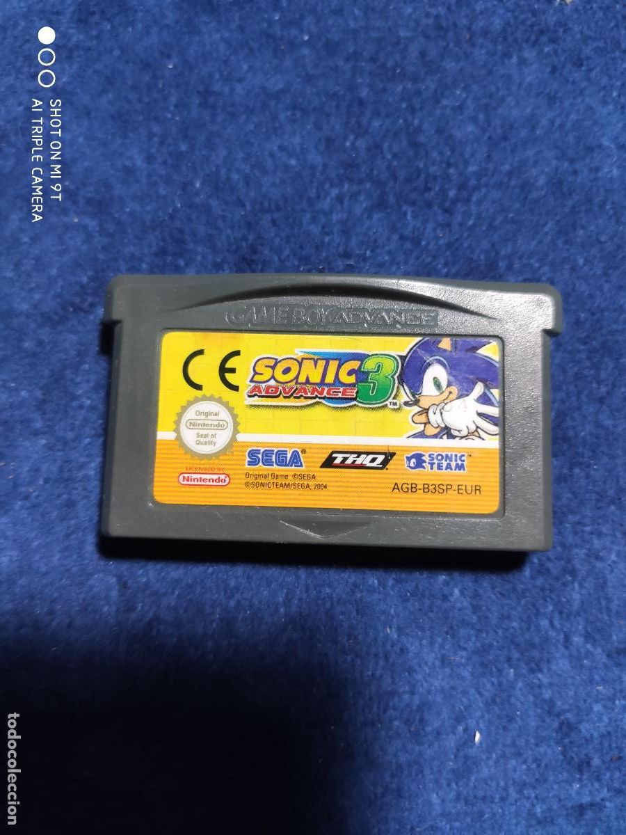 Videojuegos y consolas: sonic 3 advance para nintendo advance - Foto 1