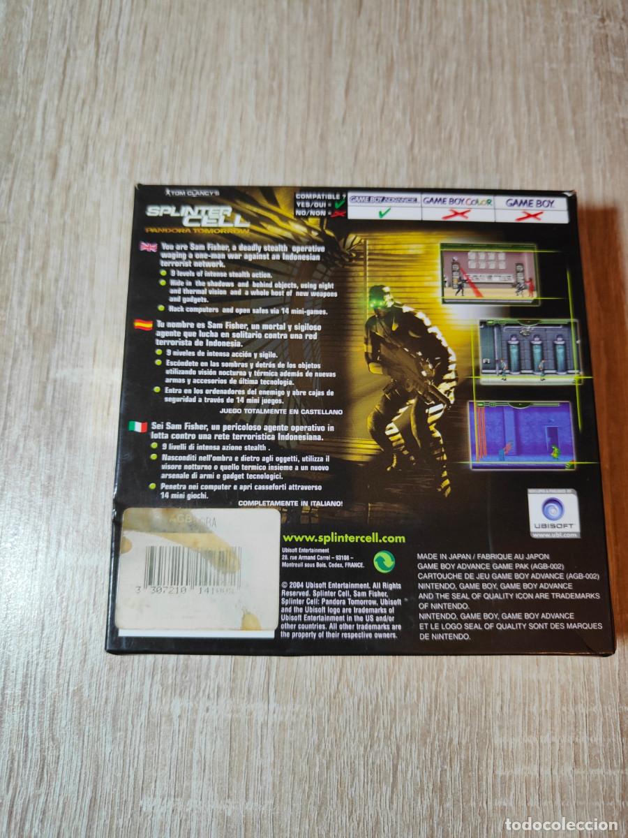 Videojuegos y consolas: Splinter Cell Pandora Tomorrow Game Boy Advance - Foto 3