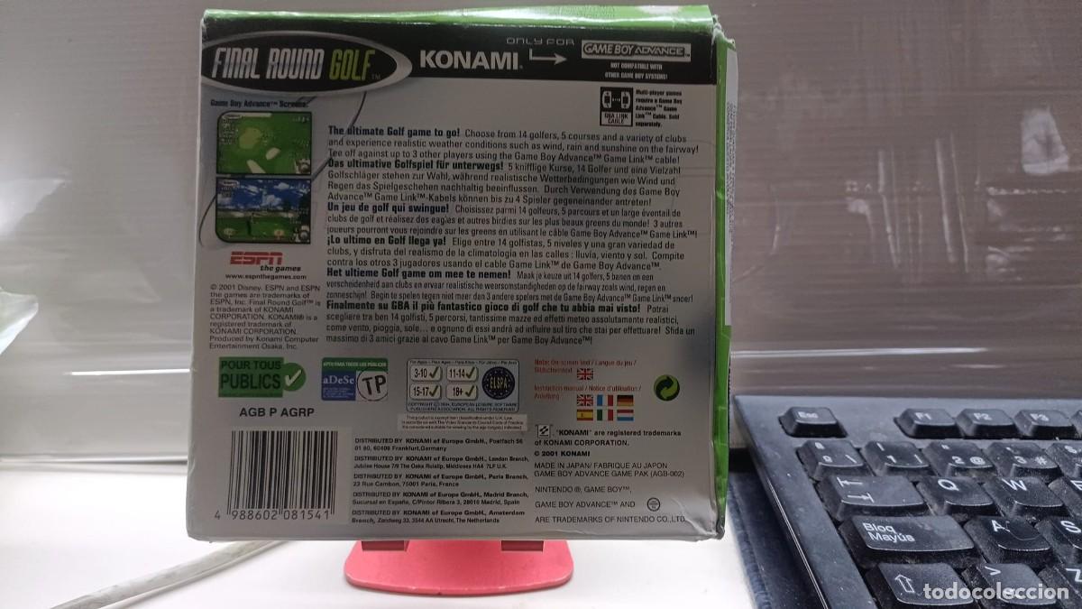 Videojuegos y consolas: GAME BOY ADVANCE FINAL ROUND GOLF, COMPLETO - Foto 7