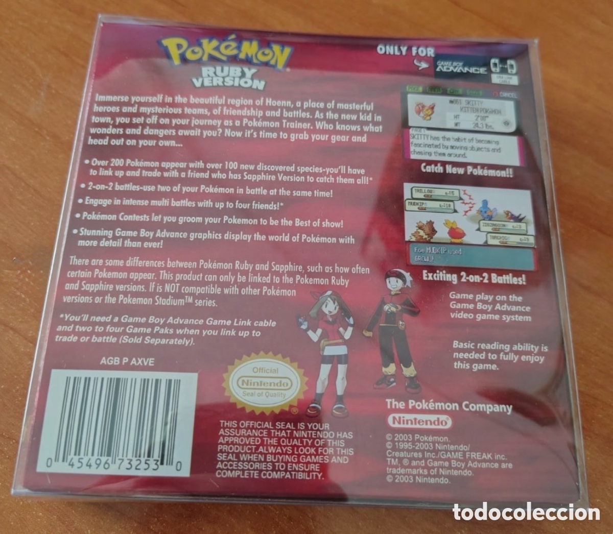 Videojuegos y consolas: Pokemon: Ruby Version GBA (Game Boy Advance, 2003) (Original) Espa&ntilde;ol - Foto 2