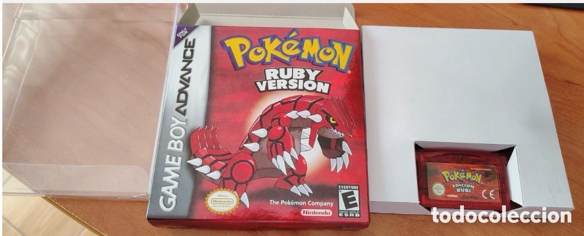 Videojuegos y consolas: Pokemon: Ruby Version GBA (Game Boy Advance, 2003) (Original) Espa&ntilde;ol - Foto 3
