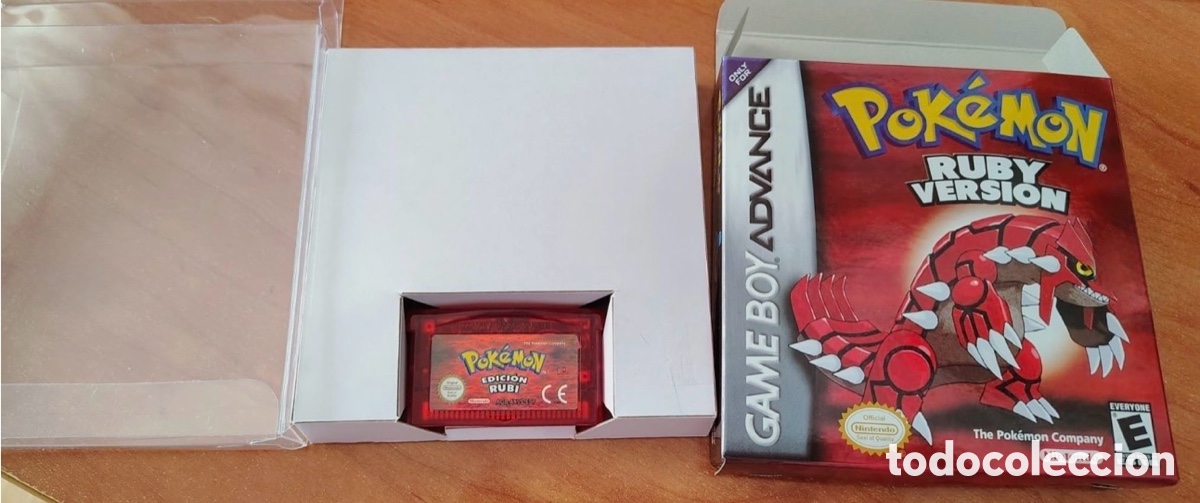 Videojuegos y consolas: Pokemon: Ruby Version GBA (Game Boy Advance, 2003) (Original) Espa&ntilde;ol - Foto 4