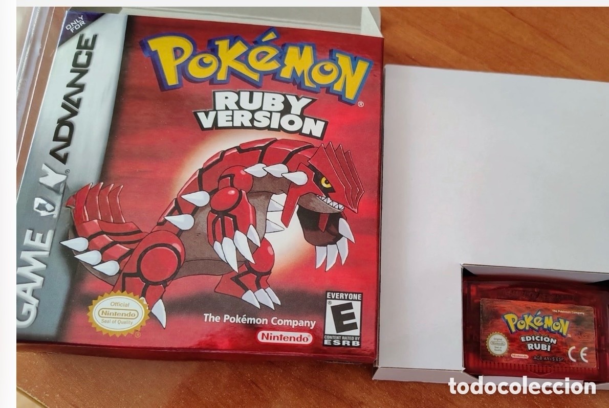 Videojuegos y consolas: Pokemon: Ruby Version GBA (Game Boy Advance, 2003) (Original) Espa&ntilde;ol - Foto 5