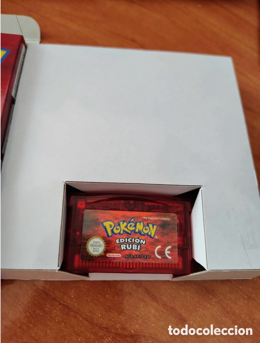 Videojuegos y consolas: Pokemon: Ruby Version GBA (Game Boy Advance, 2003) (Original) Espa&ntilde;ol - Foto 9
