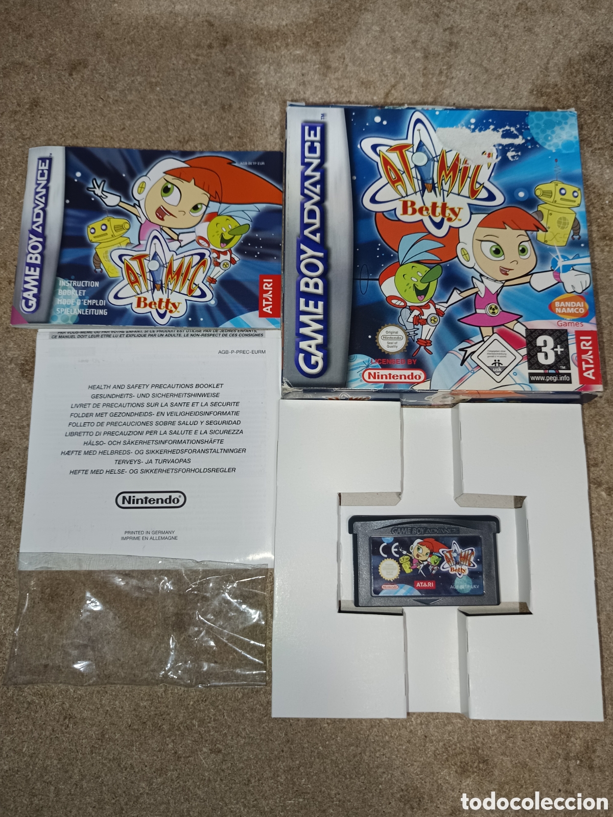 Videojuegos y Consolas: NINTENDO GAMEBOY ADVANCE ATOMIC BETTY PAL COMPLETO