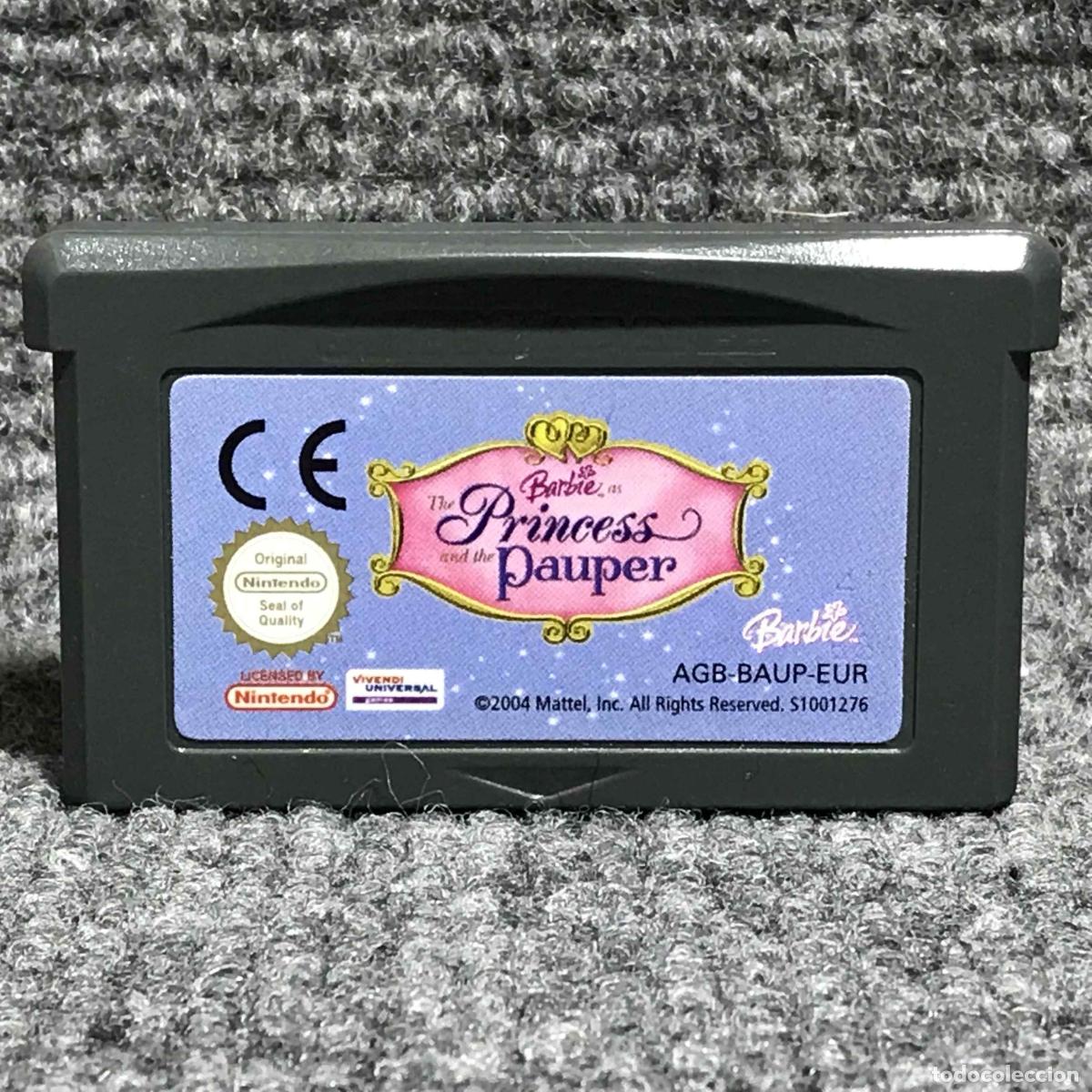 Videojuegos y Consolas: BARBIE IN THE PRINCESS AND THE PAUPER NINTENDO GAME BOY ADVANCE GBA