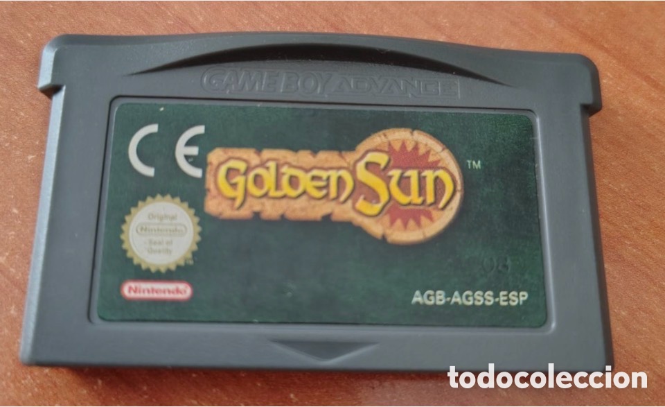 Videojuegos y Consolas: Nintendo Game Boy Advance GBA &ldquo;Golden Sun&rdquo; Cartucho Original PAL Espa&ntilde;a