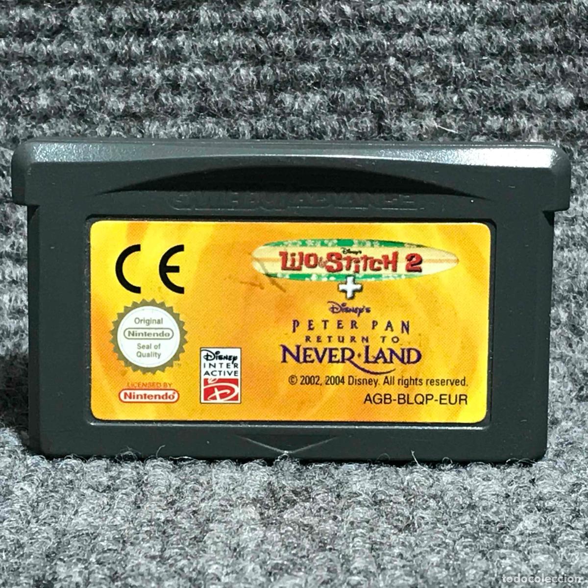 Videojuegos y Consolas: LILO AND STITCH 2+PETER PAN RETURN TO NEVERLAND NINTENDO GAME BOY ADVANCE GBA