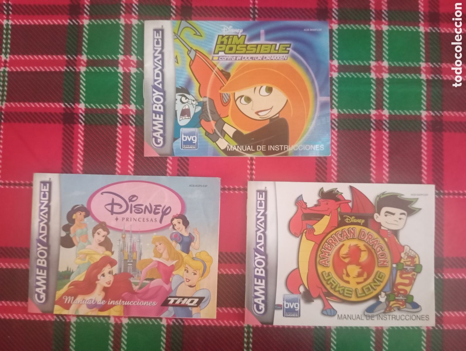 Videojuegos y Consolas: Game boy Advance Manuales lote