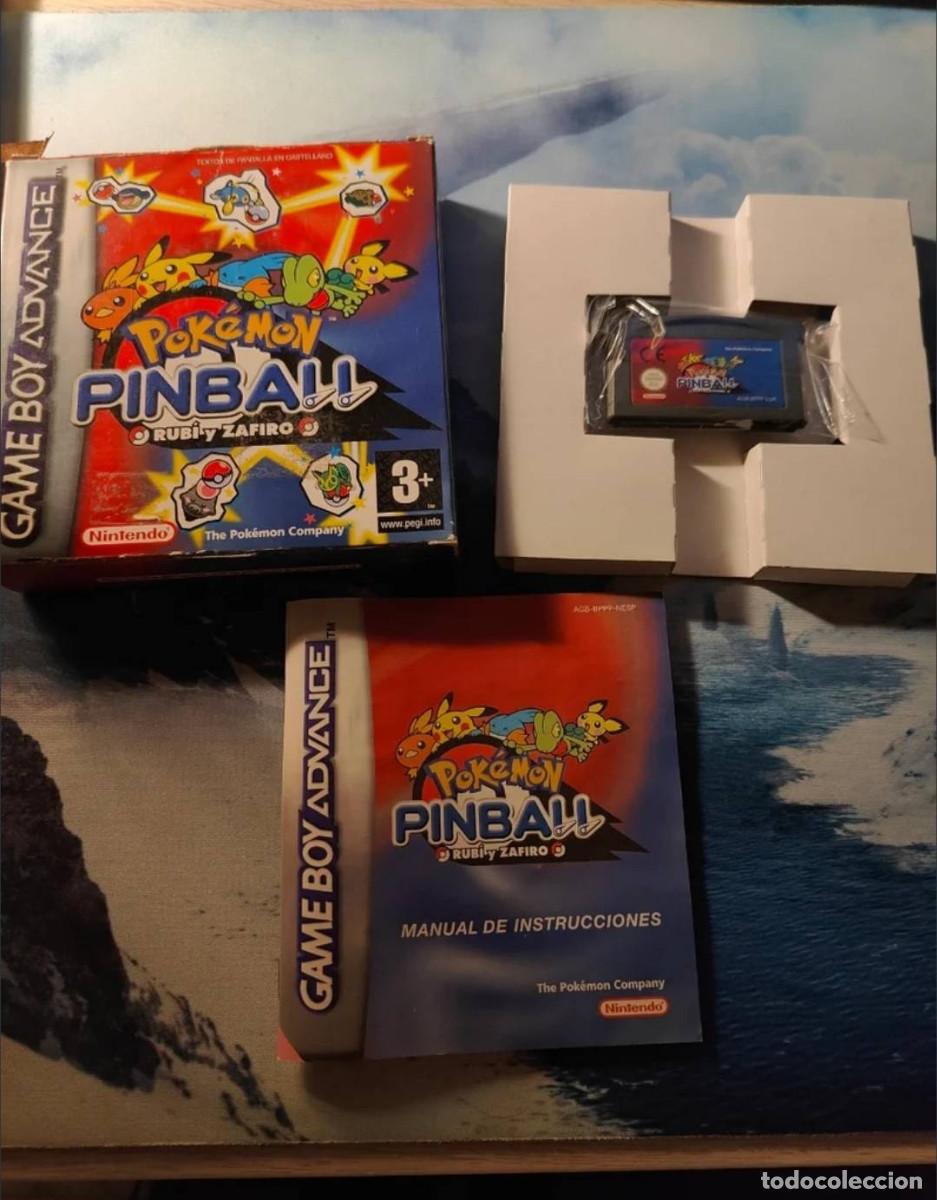Videojuegos y Consolas: Pok&eacute;mon Pinball Rub&iacute; y Zafiro Game Boy Advance