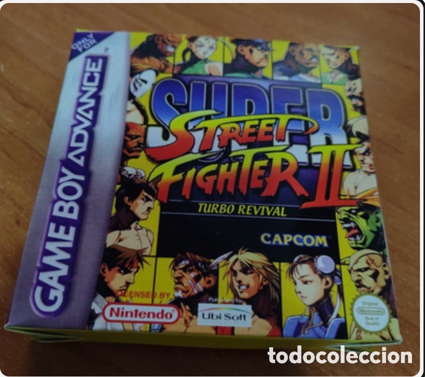Videojuegos y Consolas: Super Street Fighter II Turbo Revival GBA Original Espa&ntilde;ol