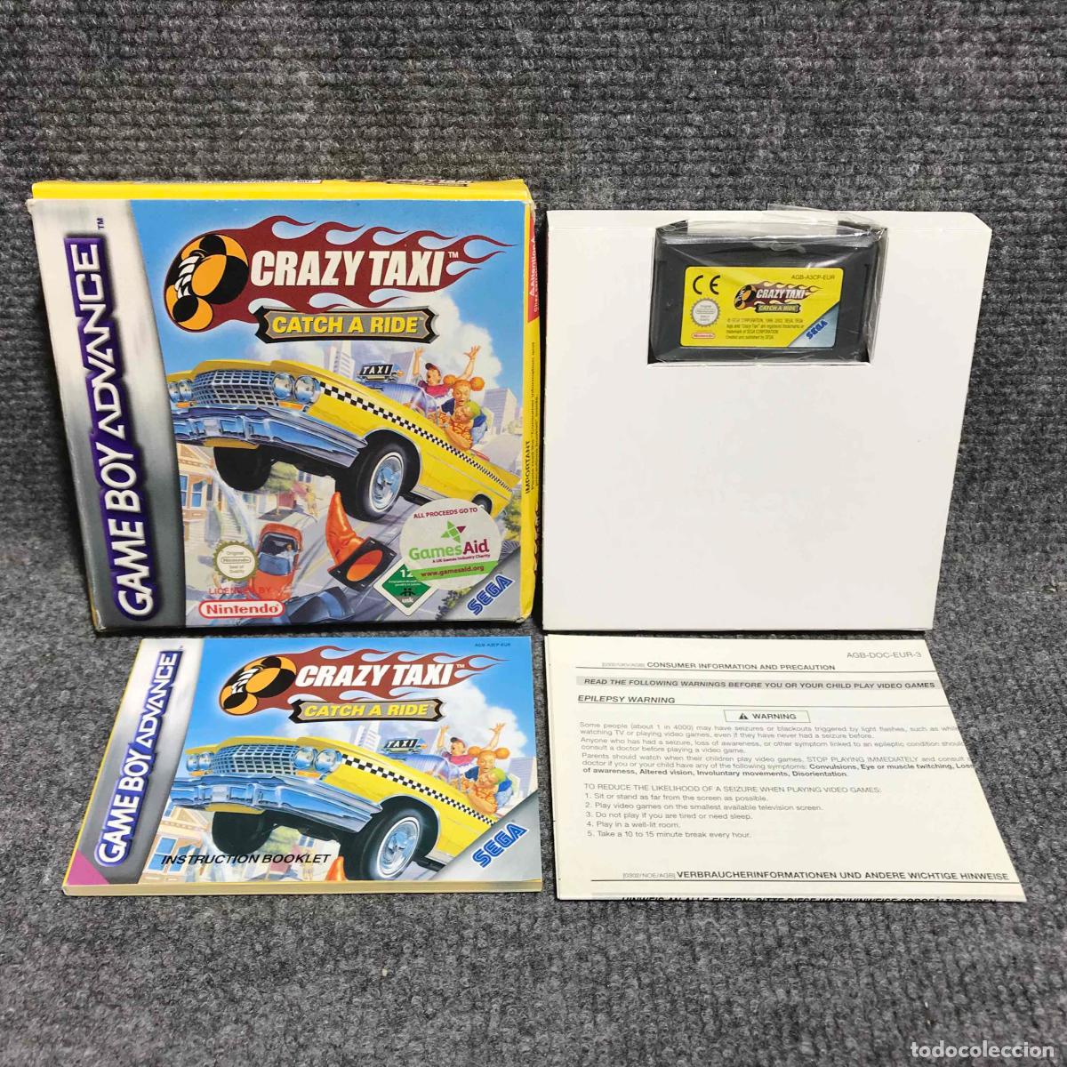 Videojuegos y Consolas: CRAZY TAXI CATCH A RIDE NINTENDO GAME BOY ADVANCE GBA