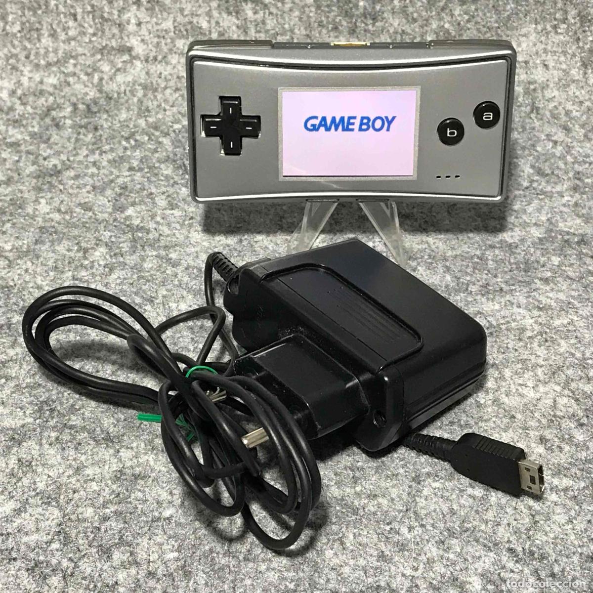 Videojuegos y Consolas: CONSOLA NINTENDO GAME BOY MICRO GRIS+CARGADOR GBA ADVANCE