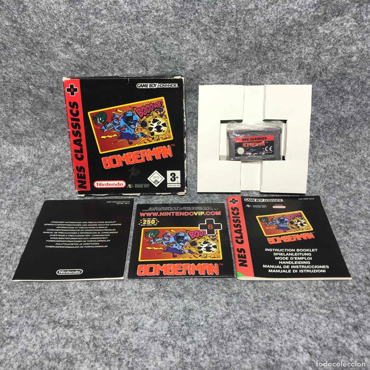 Videojuegos y Consolas: BOMBERMAN NES CLASSICSNINTENDO GAME BOY ADVANCE GBA