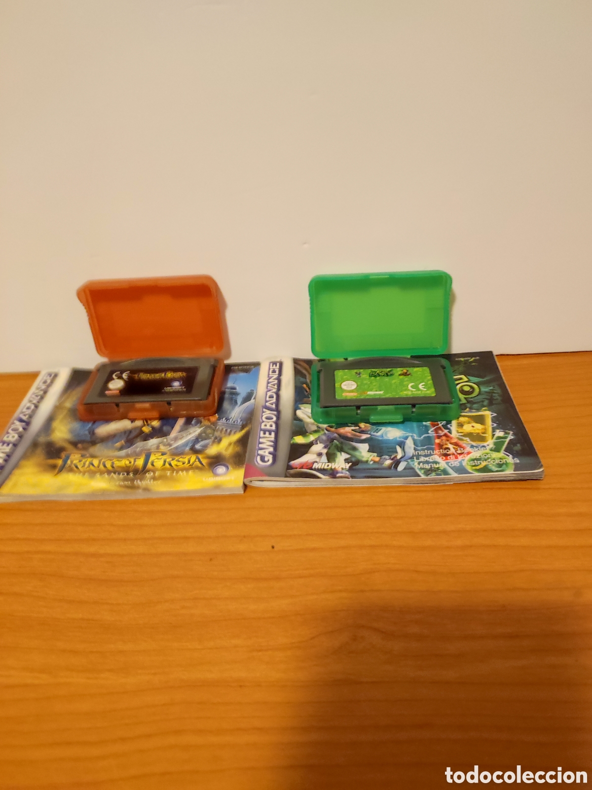 Videojuegos y Consolas: Lote 2 Juegos Game Boy Advance: Prince of Persia + Mortal Kombat Advance (Con Manuales)