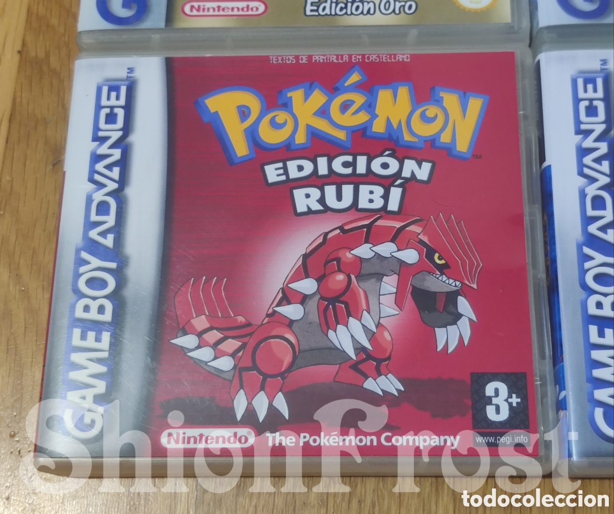 Videojuegos y Consolas: Caja Pl&aacute;stico Pok&eacute;mon Edici&oacute;n Rub&iacute; (Estilo Nintendo DS)