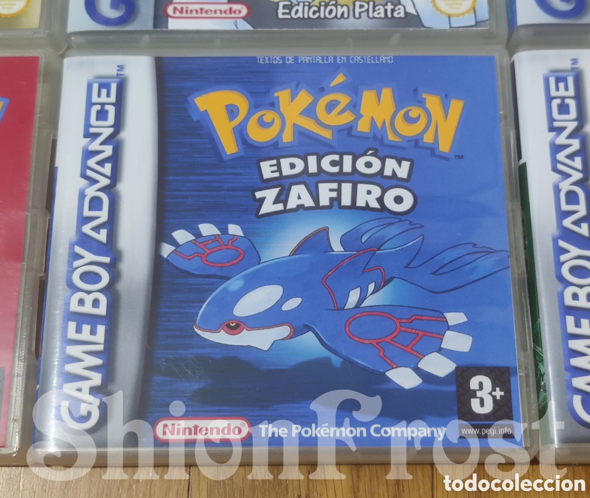 Videojuegos y Consolas: Caja Pl&aacute;stico Pok&eacute;mon Edici&oacute;n Zafiro (Edici&oacute;n Nintendo DS)