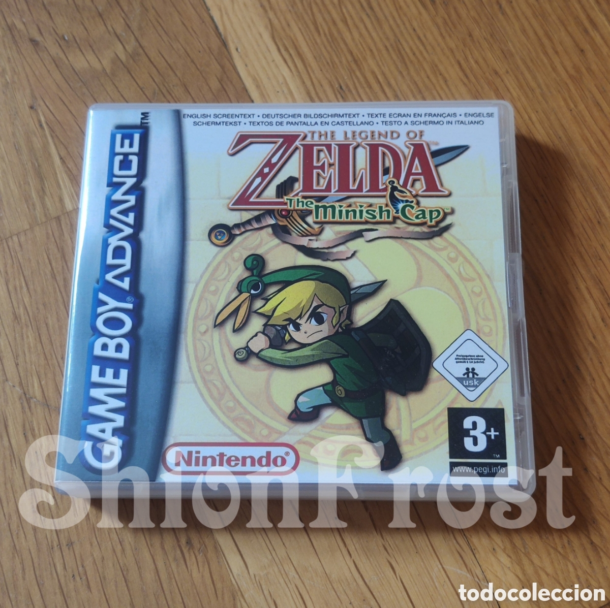 Videojuegos y Consolas: Caja Repro The Legend of Zelda The Minish Cap Game Boy Advance GBA (Pl&aacute;stico Estilo Nintendo DS)