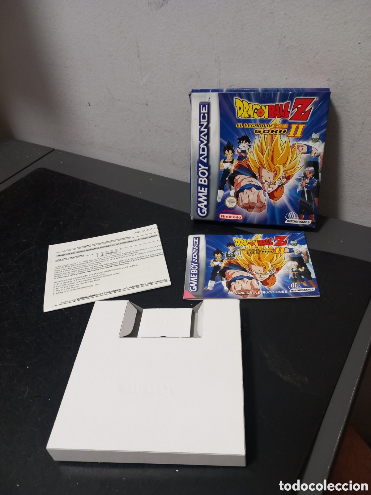 Videojogos e Consolas: ANTIGUO JUEGO GAME BOY ADVANCE DRAGON BALL Z EL LEGADO DE GOKU II CAJA E INSTRUCCIONES ORIGINAL