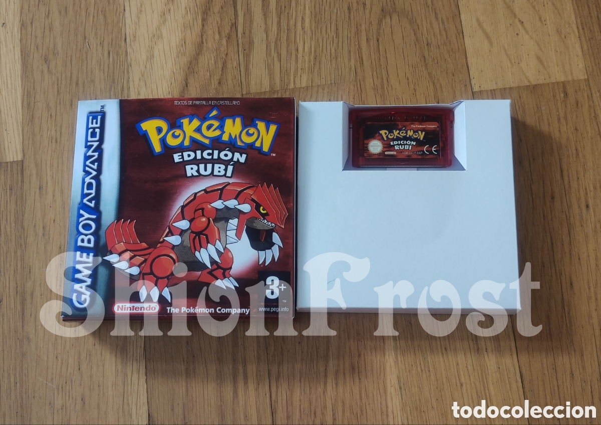 Videojuegos y consolas: Videojuego Repro + Caja Repro Pok&eacute;mon Edici&oacute;n Rub&iacute; (GAME BOY ADVANCE) GBA