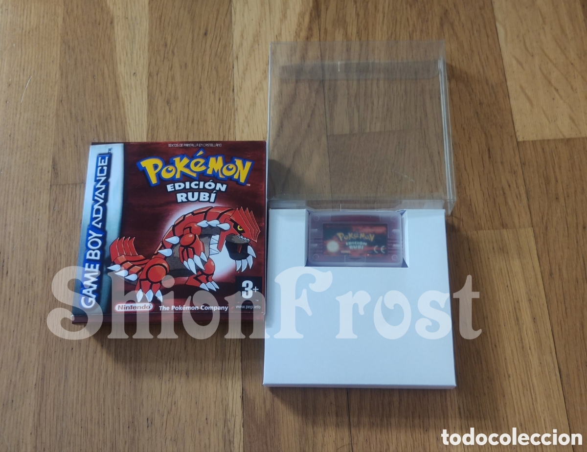 Videojuegos y consolas: Caja Pok&eacute;mon Rub&iacute; (Repro) - Foto 3