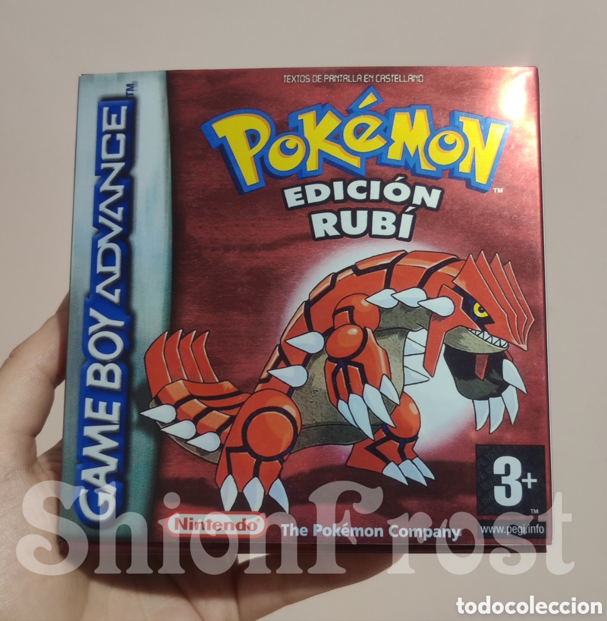 Videojuegos y consolas: Caja Repro (METALIZADS) Pok&eacute;mon Edici&oacute;n Rub&iacute; (Game Boy Advance) GBA