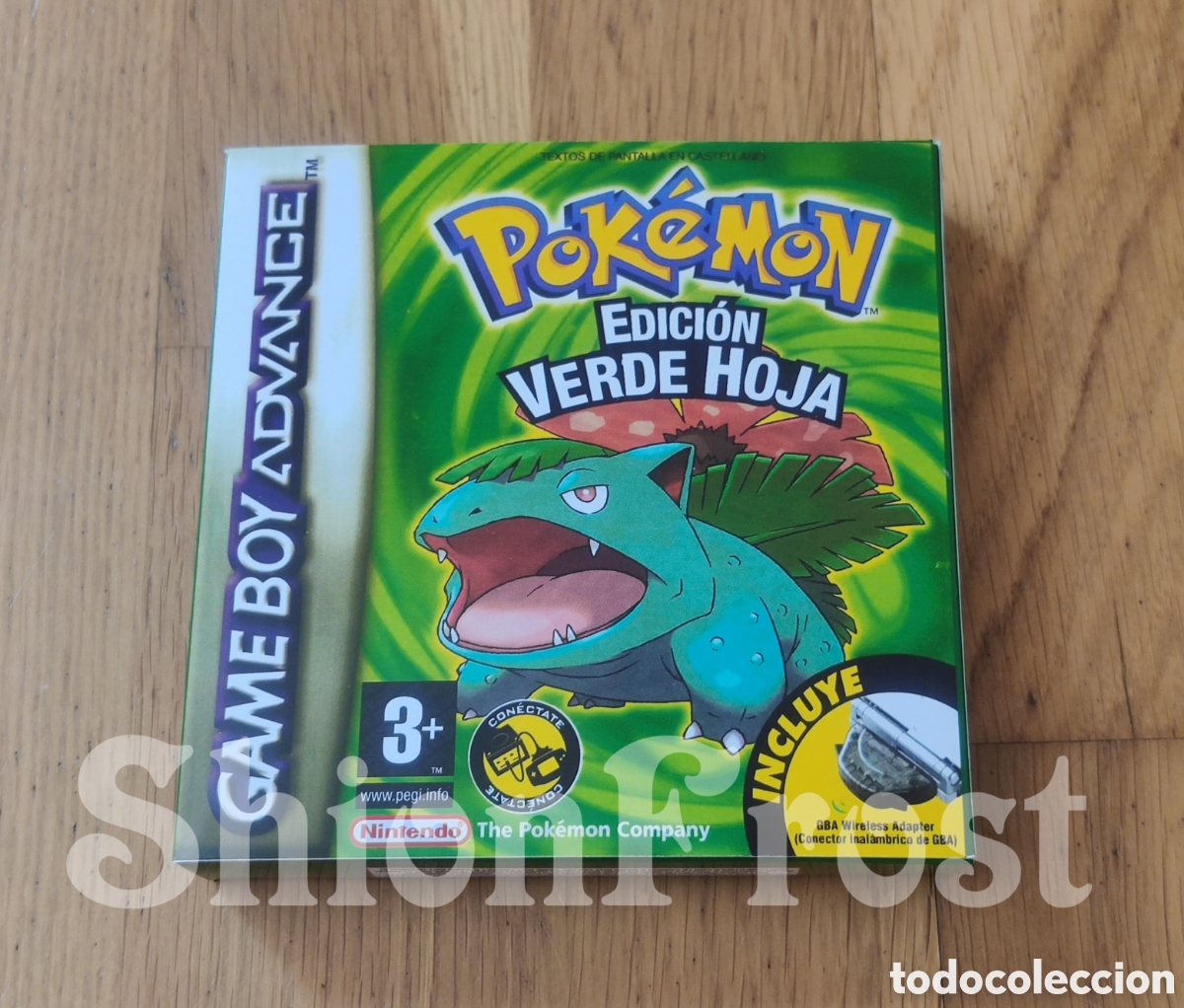 Videojuegos y consolas: Caja Repro Pok&eacute;mon Edici&oacute;n Verde Hoja