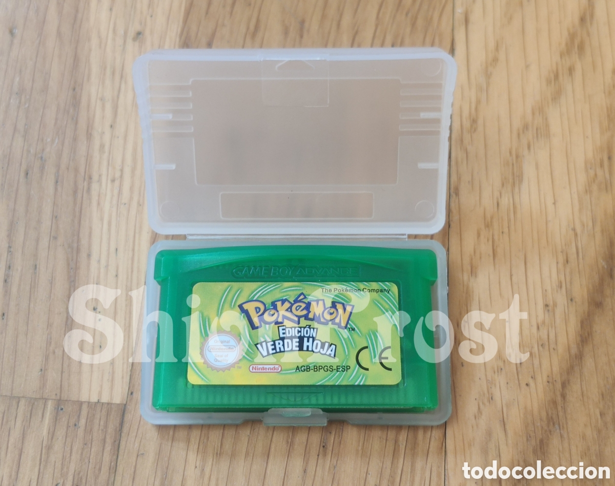 Videojuegos y consolas: Videojuego (Repro) Pok&eacute;mon Edici&oacute;n Verde Hoja (Game Boy Advance) GBA