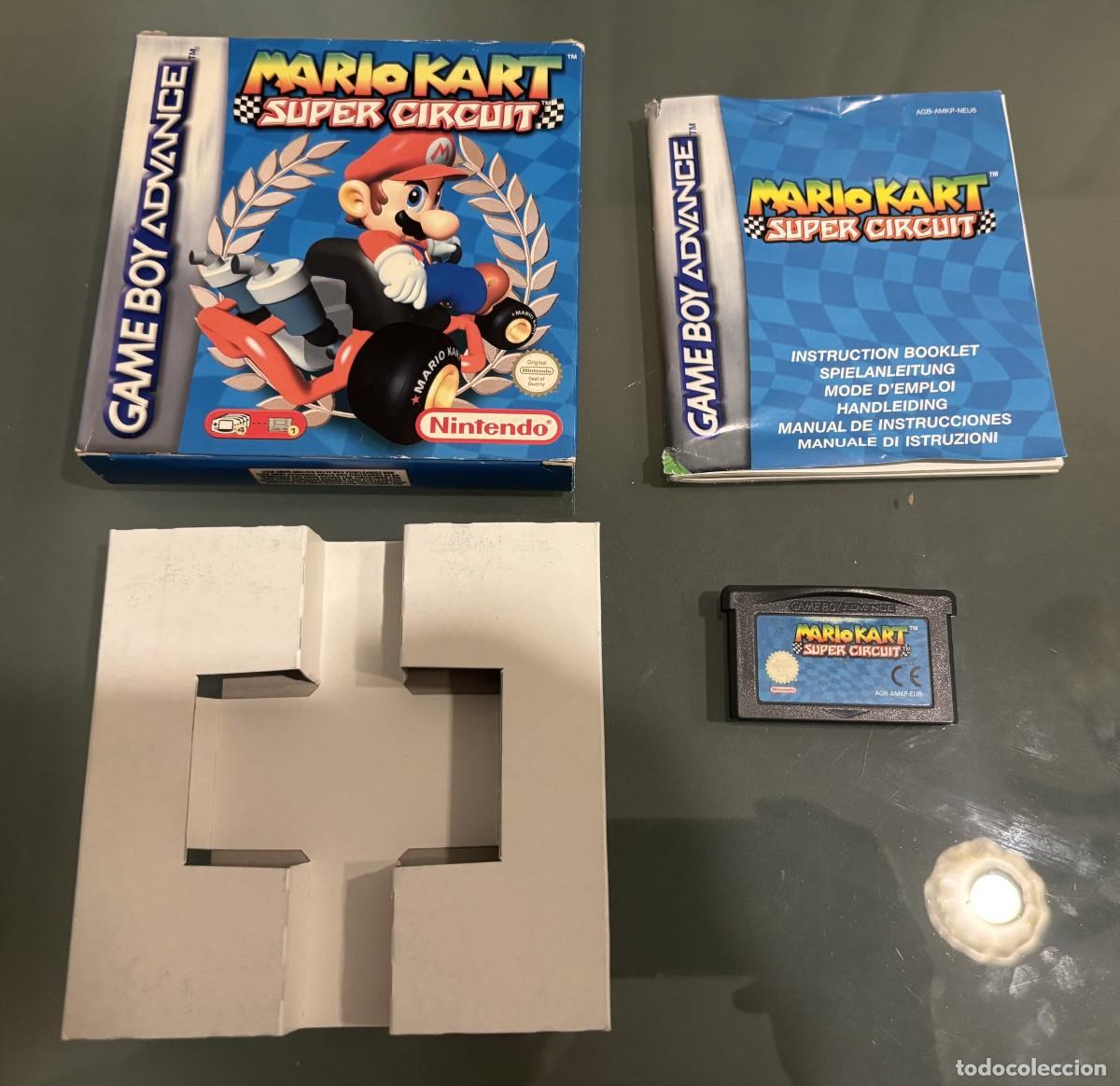 Videojuegos y consolas: MARIO KART SUPER CIRCUIT para Nintendo Gameboy Advance completo