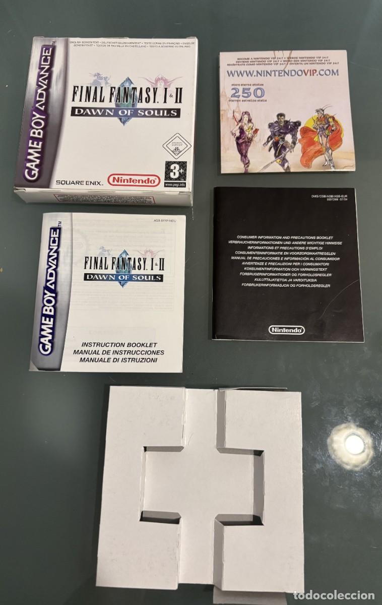 Videojuegos y consolas: FINAL FANTASY I & II Dawn of Souls para GameBoy Advance sin cartucho
