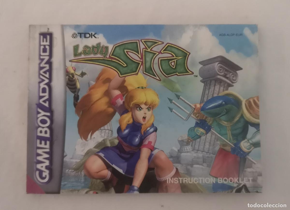 Videojuegos y consolas: GBA LADY SIA MANUAL PAL &iexcl;PERFECTO ESTADO!