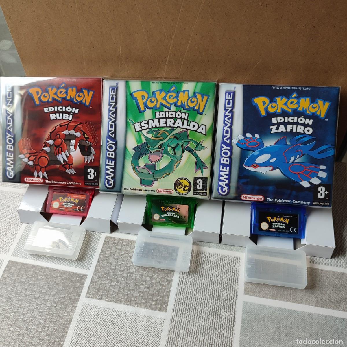 Videojuegos y consolas: Pok&eacute;mon Rub&iacute;, Esmeralda y Zafiro
